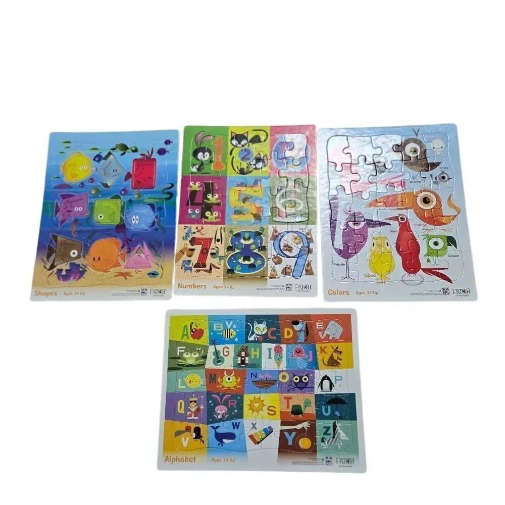 4 Patch Toy learning puzzles 3+